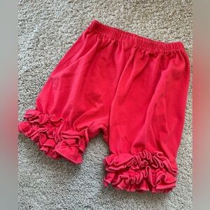 2xl shorts with ruffles